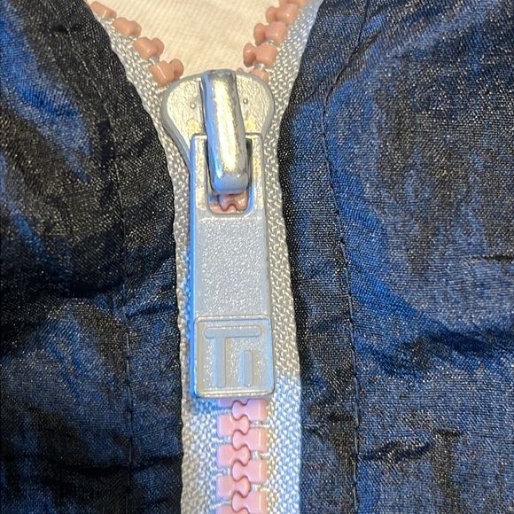 Vintage Black, silver, purple & pink Windbreaker Jacket. Size Large. By Todd 1 - Picture 13 of 13